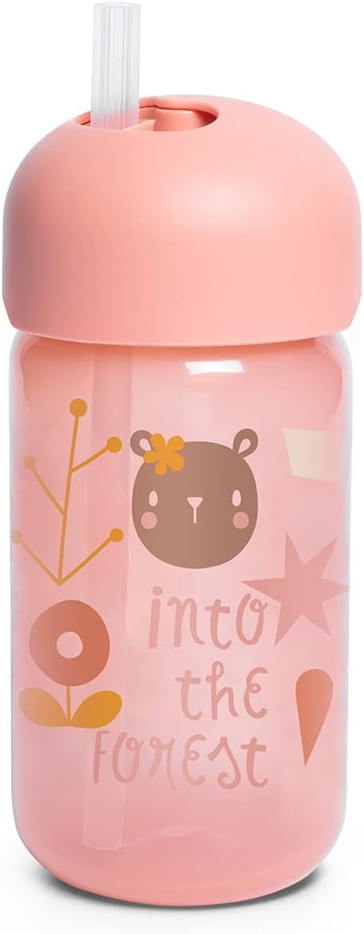 SUAVINEX Straw Trainer Cup netekoucí hrnek se slámkou 340 ml 18 m+