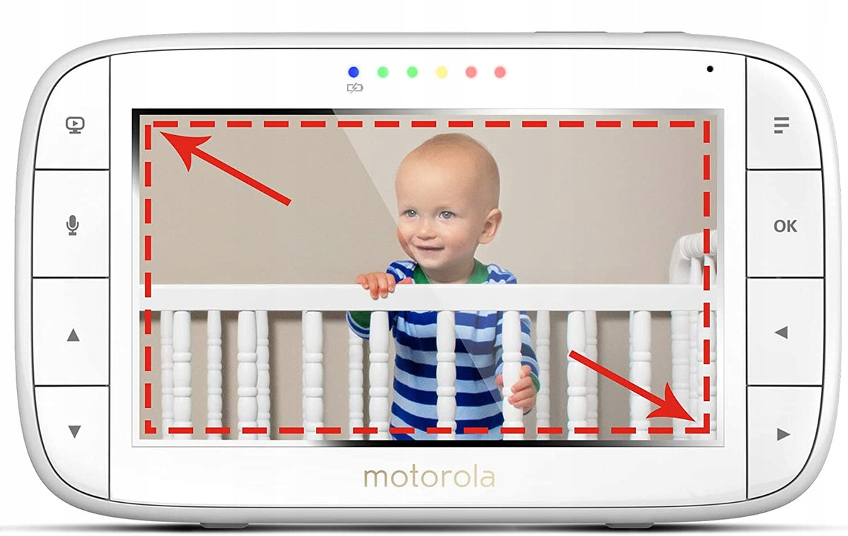 MOTOROLA MBP55 baby monitor elettronico digitale telecomandato 5" FHSS
