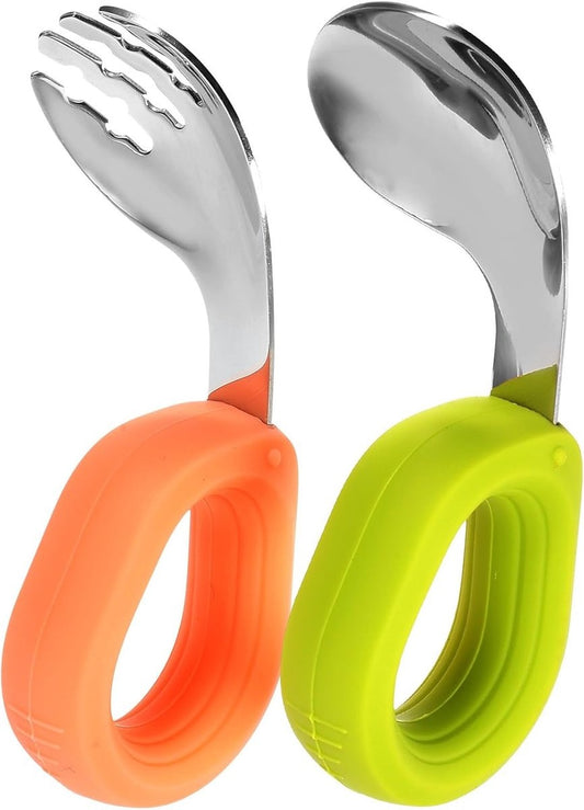 SUPERBE BEBE stainless steel children's cutlery 12m+ spoon and fork