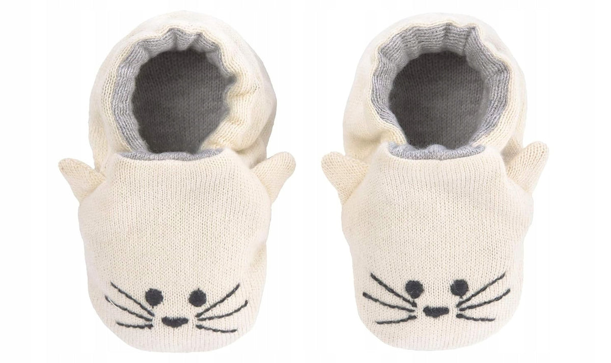 LASSIG Litle Chums Cat BABYSCHUHE aus Bio-Baumwolle + Beutel
