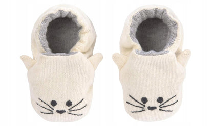 LASSIG Litle Chums Cat BABYSCHUHE aus Bio-Baumwolle + Beutel