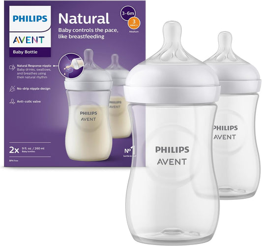 PHILIPS AVENT Natural RESPONSE láhev 260 ml 1 měsíc+ x2