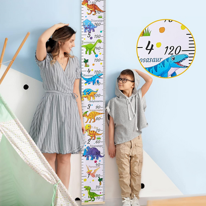 BEINOUgrowth tape measure with dinosaur motifdominant colour whitescale 10-200 cmwidth 20 cmmaterials 93%