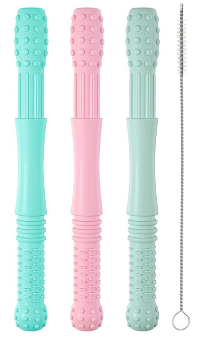 HOPTON massaggiagengive in silicone x3 + spazzola 16,8 cm
