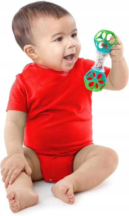 BRIGHT STARTS Oball Shaker gryzak chwytak z grzechotką 14,5 cm – zdjęcie produktu 3