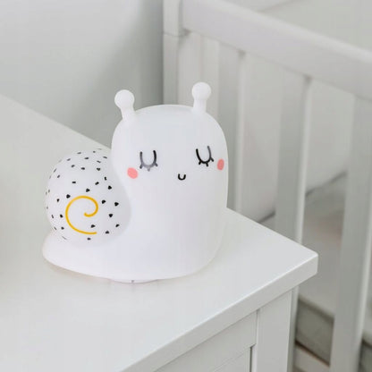 MINILAND Cosy Dreamernight light snailage 0 +colour whitewidth 8.7 cm, length 12.3 cm, height 12.3