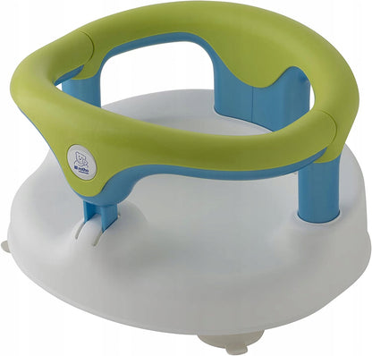 ROTHO Babydesign krzesełko do kąpieli 13kg, zielono-niebieskie, bez BPA, do wanny i prysznica