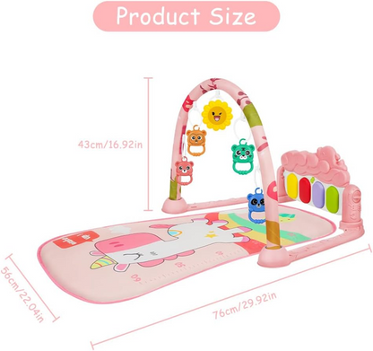 AOMIG Εκπαιδευτικό χαλάκι δραστηριοτήτων με πιάνο 0-36 μηνών
