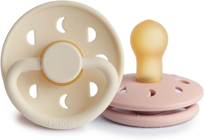 FRIGG Beruhigungssauger 2er-Pack aus Kautschuk 0–6 Monate