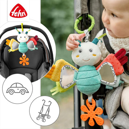 FEHN butterfly stroller, crib, and car seat hanging toy