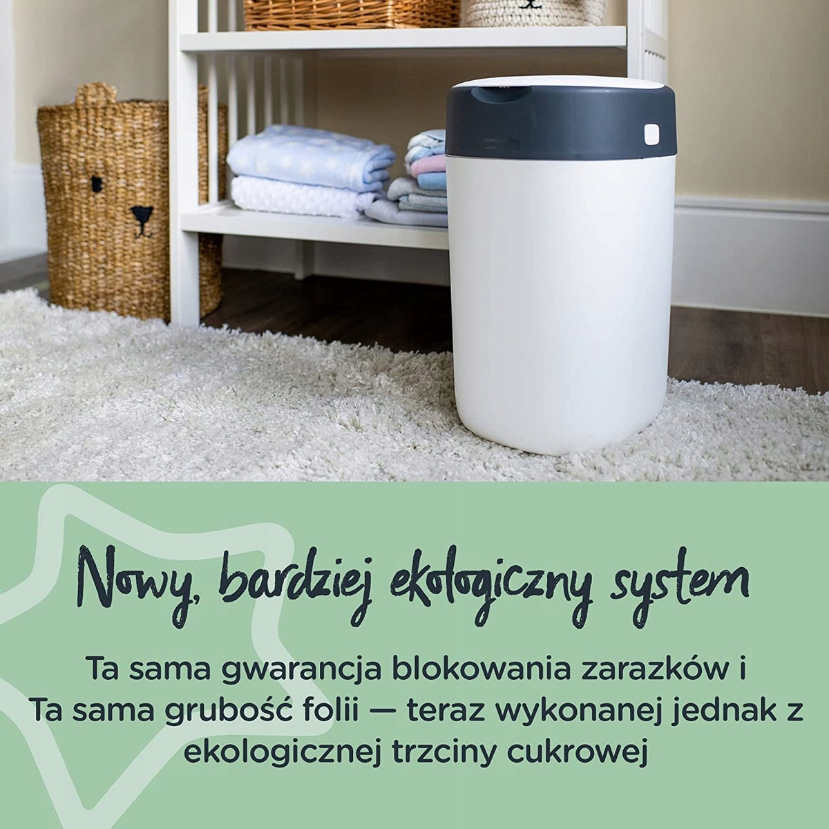 TOMMEE TIPPEE Twist&Click kosz na zużyte pieluchy