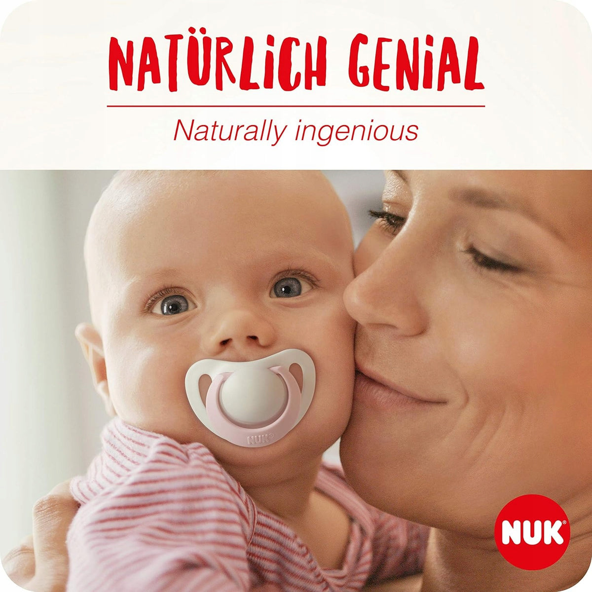 NUK Genius Color succhietto calmante x2 18 mesi+
