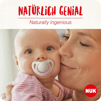 NUK Genius Color succhietto calmante x2 18 mesi+
