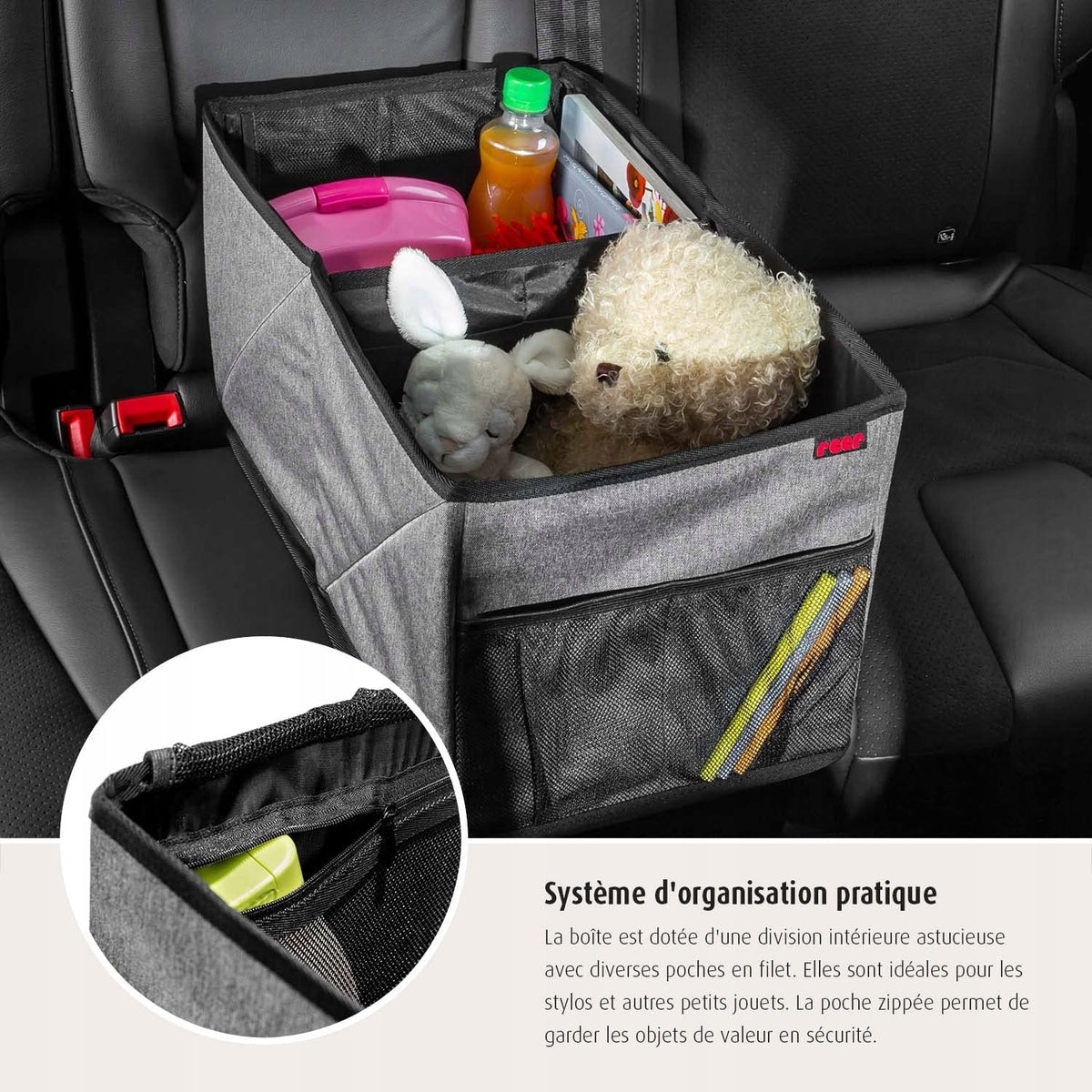 REER TravelKid opvouwbare organizer voor in de auto