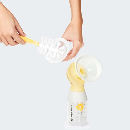 MEDELA Swing Maxi Flex podwójny laktator 2-fazowy, żółty, elektryczny laktator z technologią FLEX™ do łatwego czyszczenia