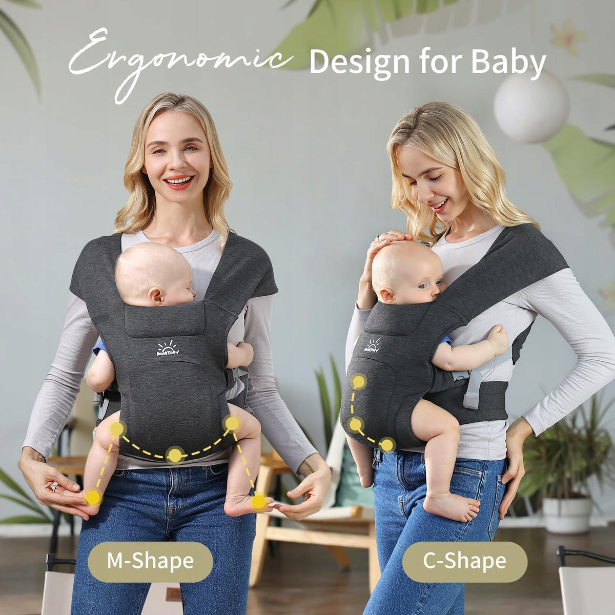 MOMTORY ergonomische draagzak 3 - 12kg