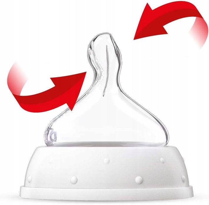 NUK First Choice+ 6-18 m FLES 300 ml temperatuuraanduiding