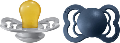 BIBS SUPREME Beruhigungsschnuller aus Kautschuk 0–6 Monate SYMMETRISCH