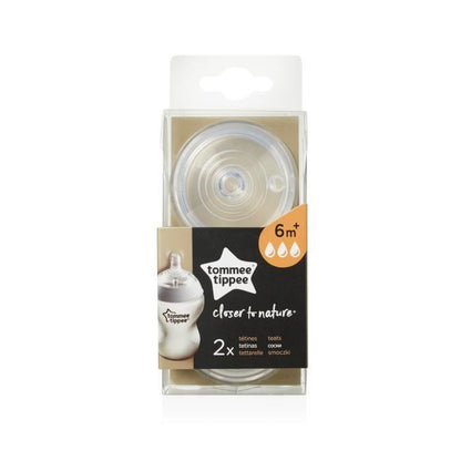 TOMMEE TIPPEE Sauger 6m+ x2 schneller Durchfluss