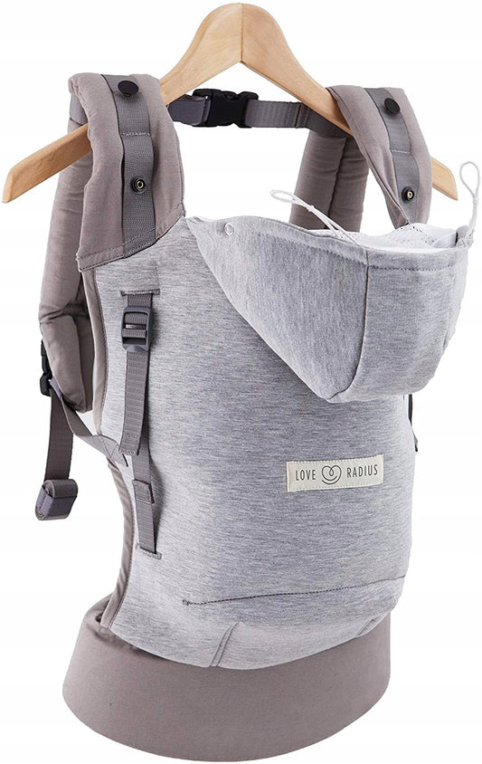 LOVE RADIUS marsupio ergonomico con cappuccio HOODIE CARRIER