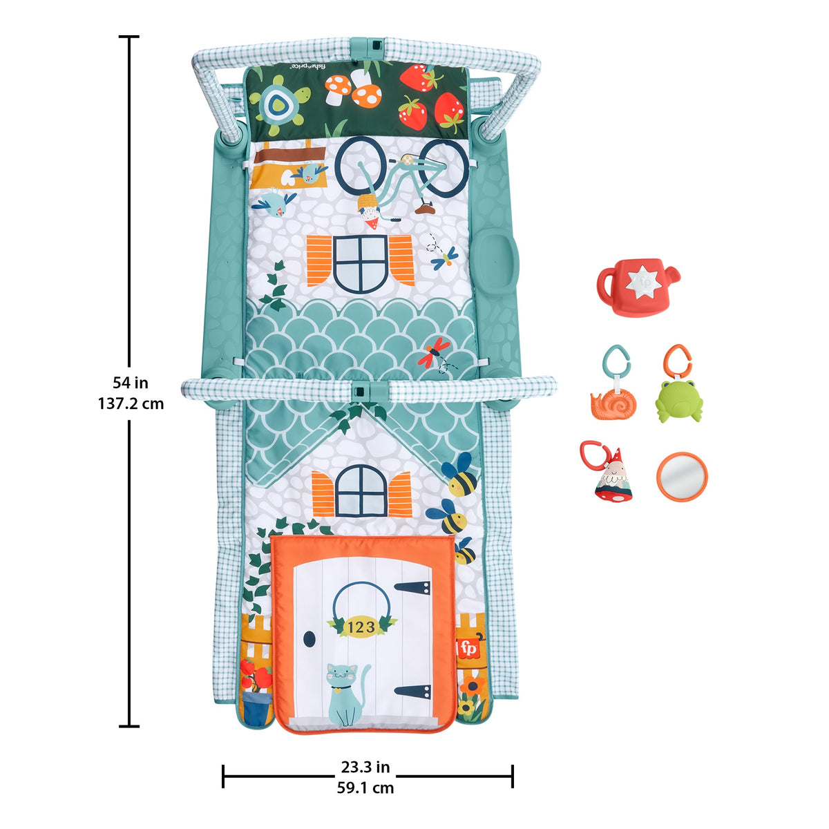 FISHER-PRICE mata do zabawy dla niemowląt 3w1