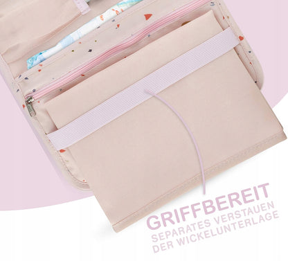 JUBI diaper and wipe organiser, changing table