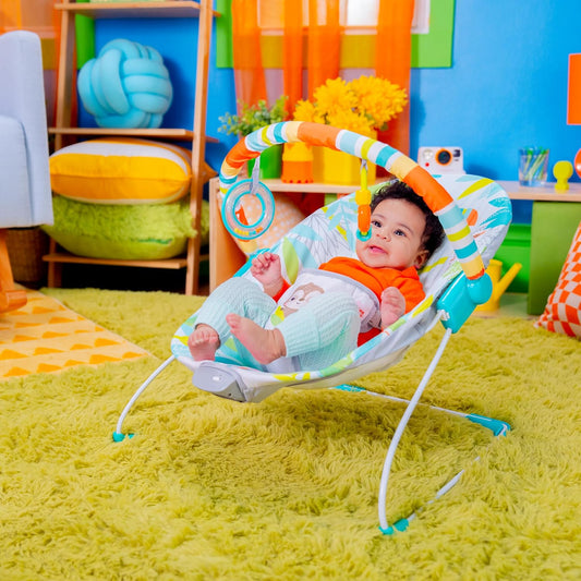 BRIGHT STARTS Rainforest balansoar cu vibrații și melodie