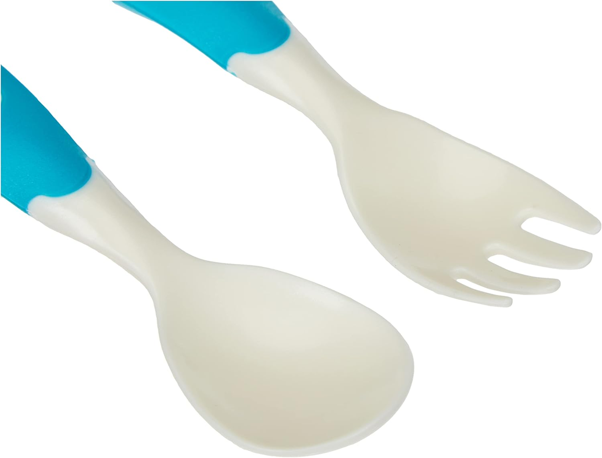 NUK Easy Learning mini sztućce łyżeczka widelec 12 cm 8 m+