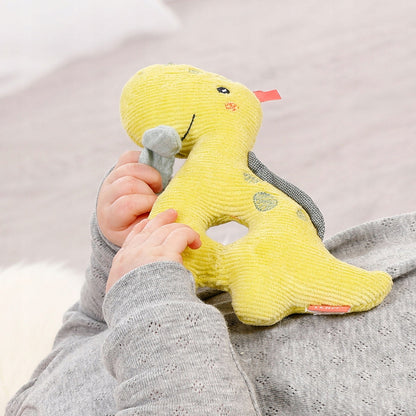 FEHN Happy Dino hrkálka úchopová hračka pre bábätká 16 cm