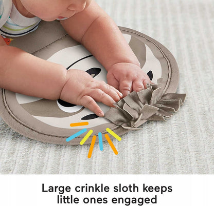 FISHER-PRICE polštářek na hraní na bříšku LENIVEC vibrace + hudba