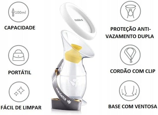 MEDELA kolektor silikonowy do zbierania pokarmu – zdjęcie produktu 2