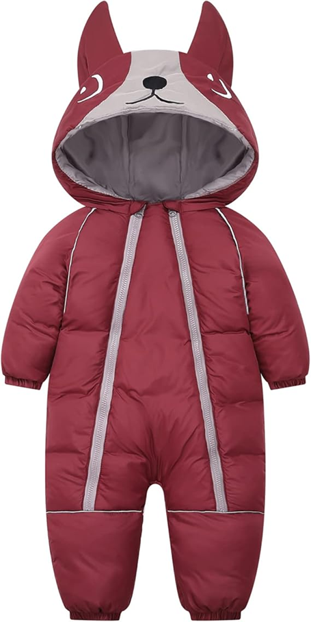 JIAMY tuta invernale con cappuccio 24-30 mesi
