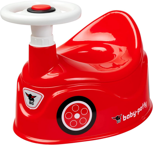 BIG vasino con inserto rimovibile e manubrio con clacson + adesivi 18 mesi+