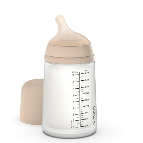 Suavinex Zero Zero biberon anticolica 270 ml 3m+ flusso medio (M)