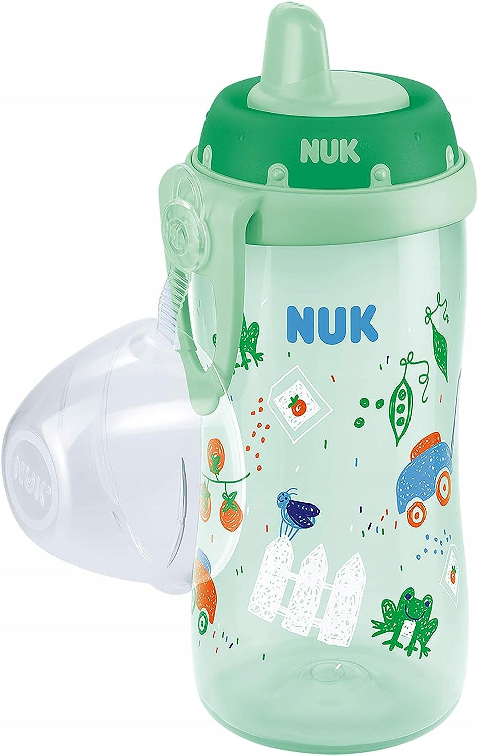 NUK Kiddy Cup Flasche mit Clip 300 ml
