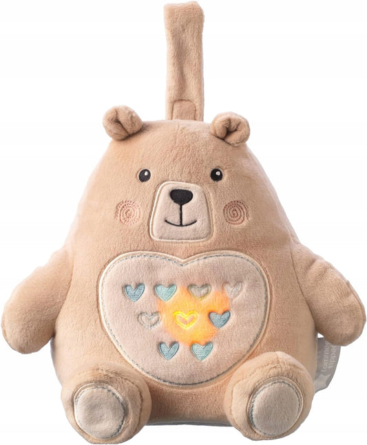 TOMMEE TIPPEE Miś Benny PRZYTULANKA dźwięki bez światełka, brązowy miś z serduszkiem