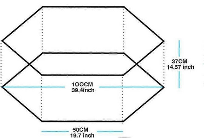 LALAWOW piscină uscată compactă 100cm FĂRĂ BILE