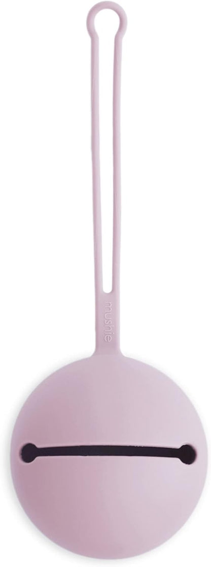MUSHIE Ball Stone funda de silicona para 3 chupetes