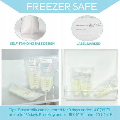 MOMCOZY Muttermilchbeutel 50 Stk