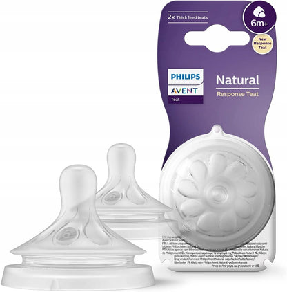 PHILIPS AVENT Natural Response θηλές 6μ+ x2