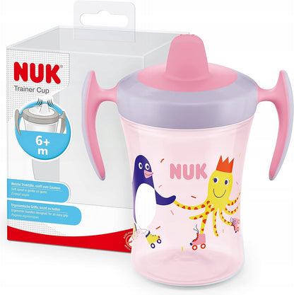 NUK Trainer Cup CSÖRÖGŐ ITATÓPOHÁR polip 6 hónap+ 230 ml