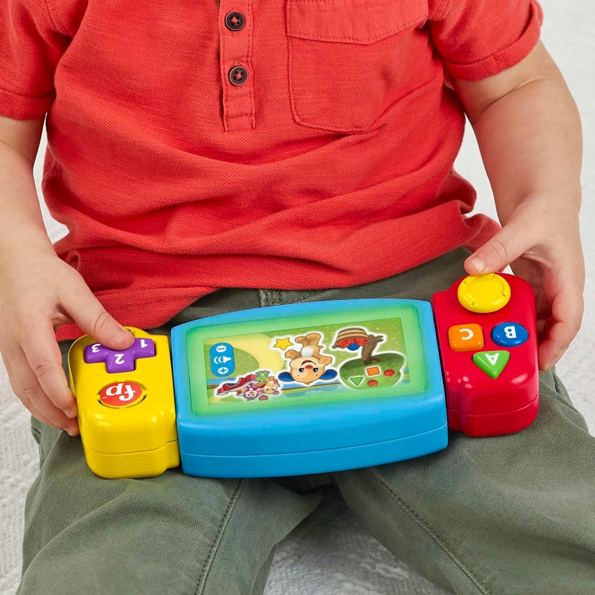 FISHER-PRICE HNN39 spelconsole voor kleine gamers POLSK