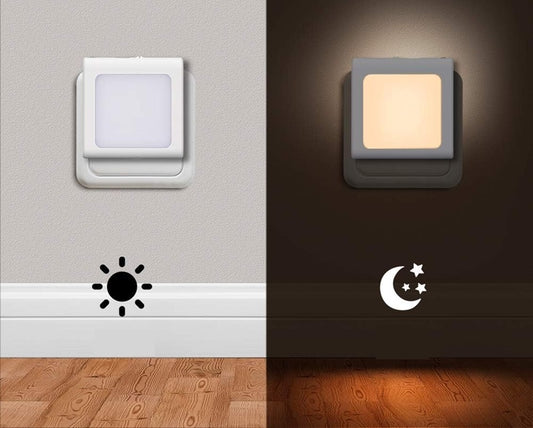 EMOTIONLITE lampka nocna LED do gniazdka 7x7 cm 2 sztuki – zdjęcie produktu 2