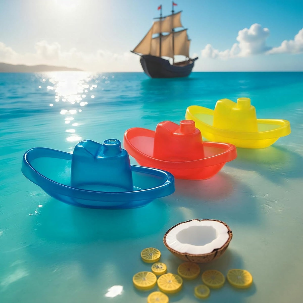 PLAYGRO Bright Baby Boats bath toys - boats
