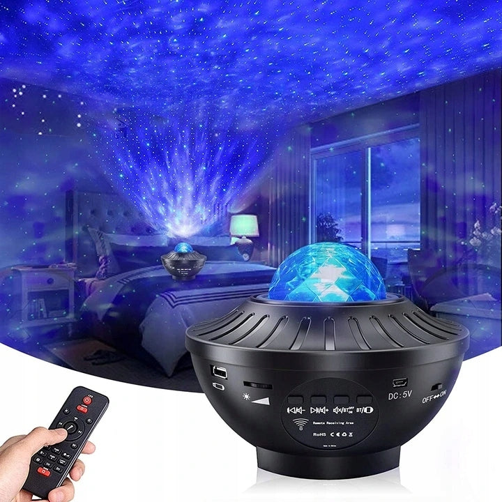 VOKSUN LED Bluetooth projektor gwiazd + pilot – zdjęcie produktu 5