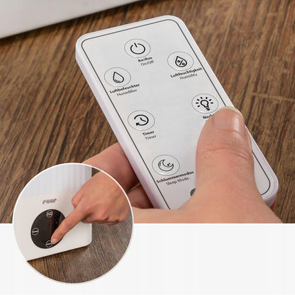 REER umidificator cu ultrasunete cu lampă de veghe + telecomandă