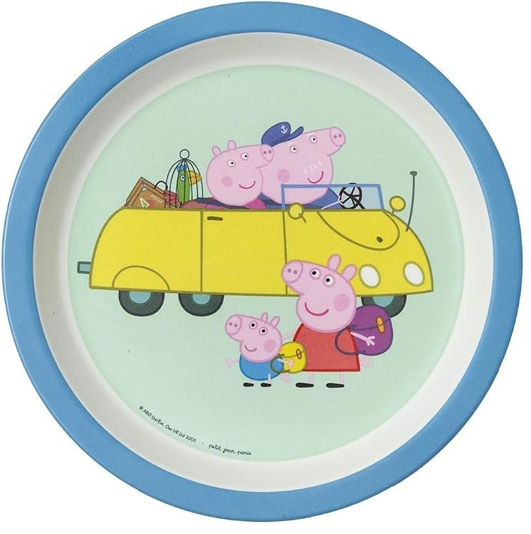 PETIT JOURS PARIS piattino da dessert per bambini PEPPA PIG 18 cm