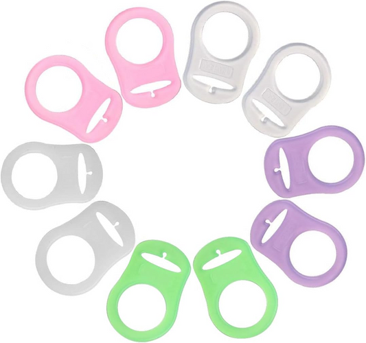 TADIPRI manici in silicone per catenelle porta succhietto 10 pezzi