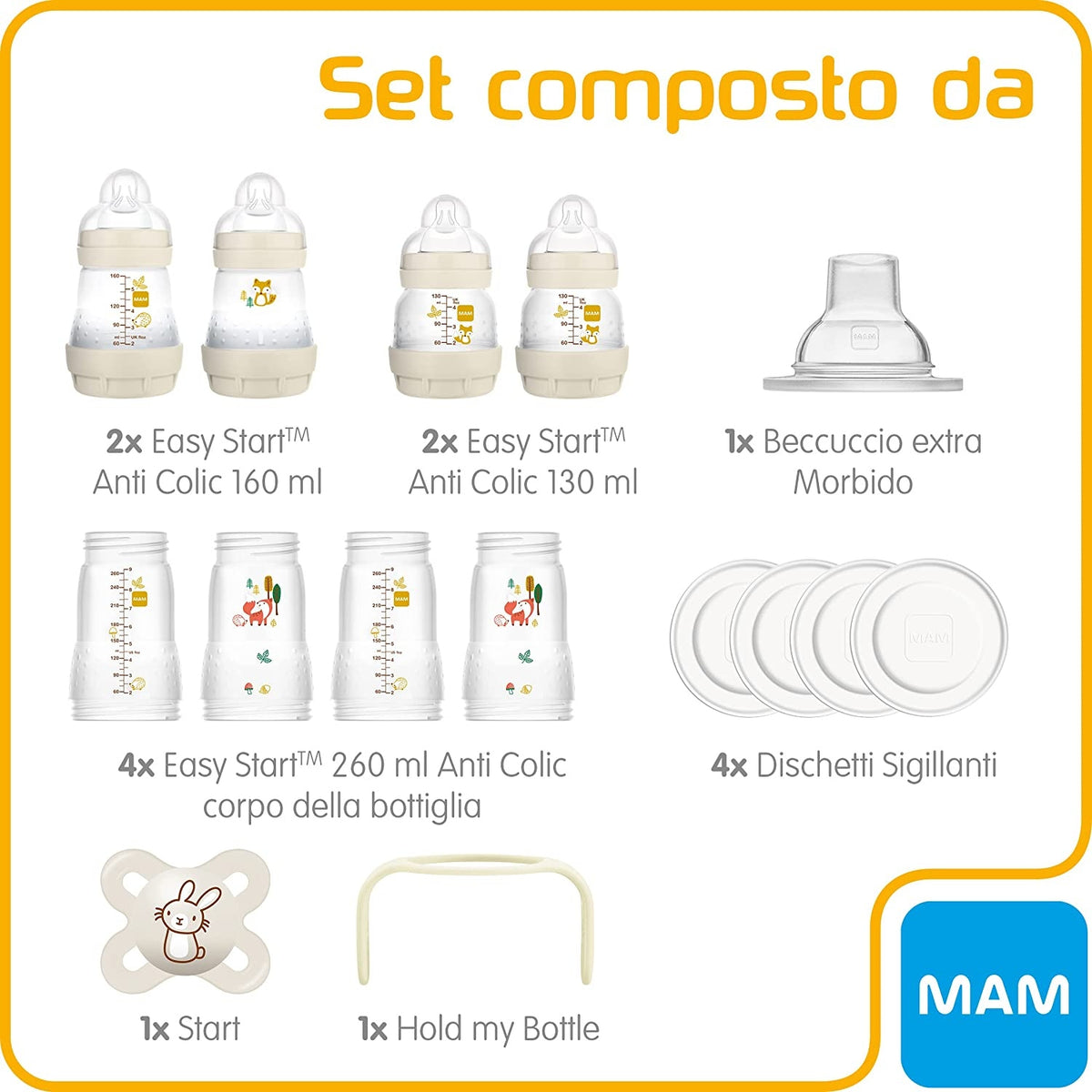 Set de început MAM Easy Start Anti-Colic XXL 11 piese