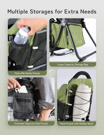 BESREY KRAXE zaino porta bambino da trekking 6-36 mesi